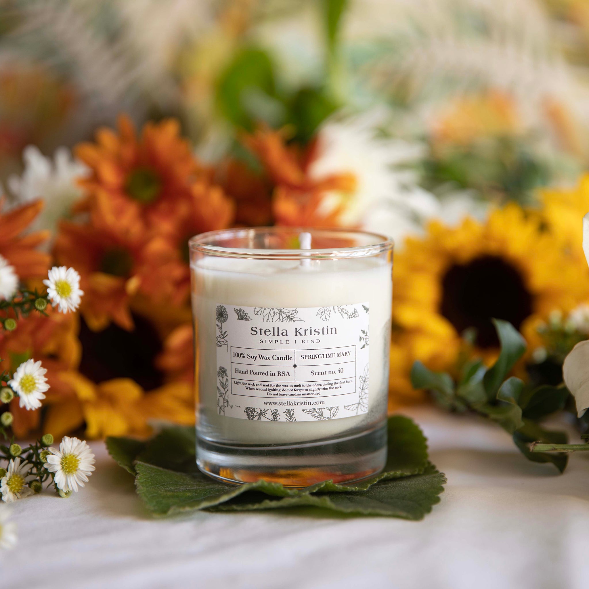Emerald Clear Soy wax candle 250ml