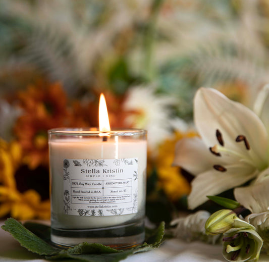 Emerald Clear Soy wax candle 250ml